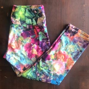 FLOWER POWER - silky smooth ONZIE cropped leggings